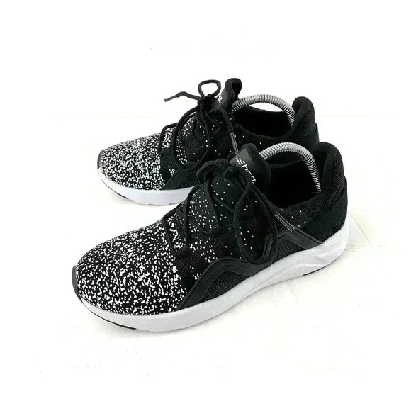 Lightweight Black Running Training Shoes Sz 7 M Slip on Women's - Picture 8 of 10